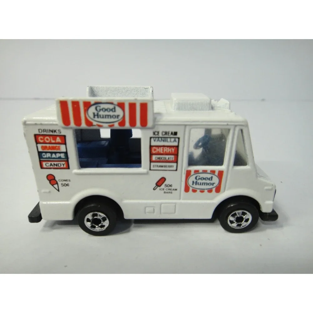 Hot Wheels 1983 Good Humor Truck White Die-Cast Ice Cream Van Mattel Malaysia